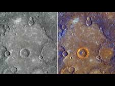 Color images of Mercury (Crediti: NASA/Johns Hopkins University Applied Physics Laboratory/Arizona State University/Carnegie Institution of Washington)