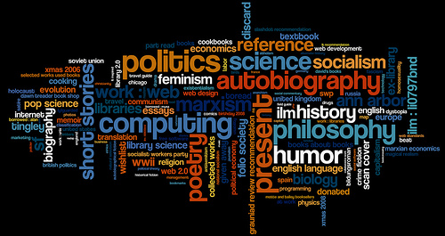 Tag-cloud (credit: Andrew Preater)