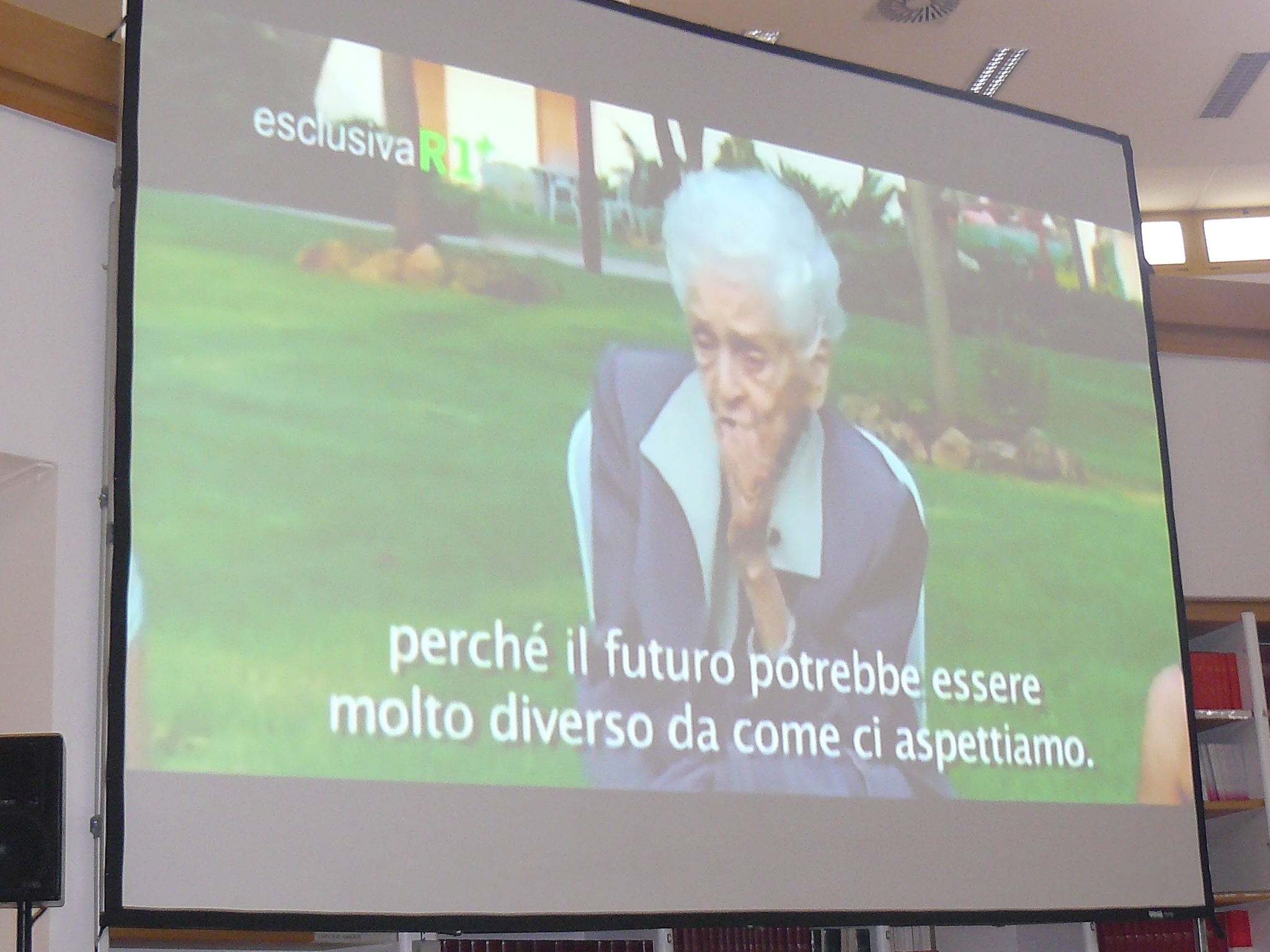 il messaggio di Rita Levi Montalcini