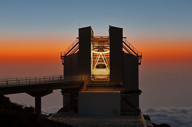 Telescopio_Nazionale_Galileo: crediti Giovanni Tessicini (dominio pubblico)